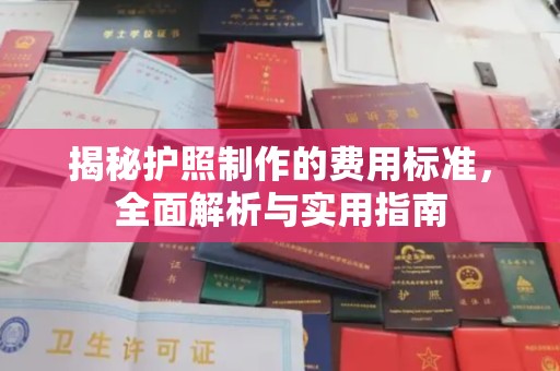 玉泉揭秘护照制作的费用标准，全面解析与实用指南
